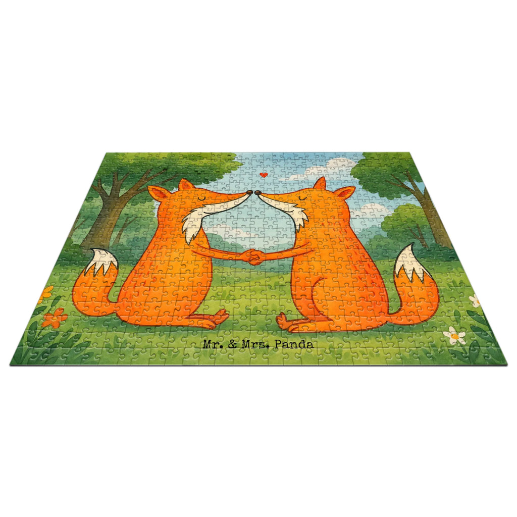 Puzzle Füchse Liebe Design Puzzle, Fuchs, Füchse, Fox, Liebe, Liebespaar, Paar, Partner, Freundin, Freund, Ehe, Verlobte, Ehemann, Ehefrau, Liebesbeweis