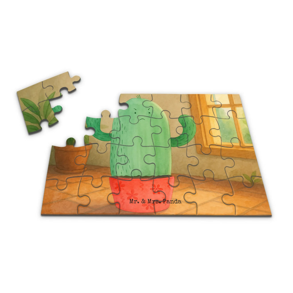 Puzzle Kaktus Wut Design Puzzle, Kaktus, Kakteen, ärgern, Büro, Schule, Büroalltag, Chefin, Kollege, Kollegin, wütend