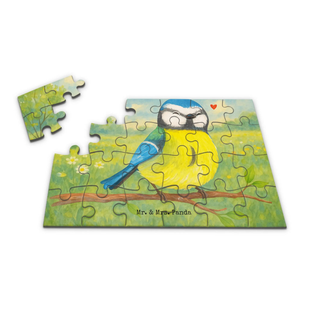 Puzzle Vogel Blaumeise Design Puzzle, Ostern, Osterhase, Ostergeschenke, Osternest, Osterdeko, Geschenke zu Ostern, Ostern Geschenk, Ostergeschenke Kinder, Ostern Kinder, Ostergrüße, Blaumeise, Vogel, liebe Grüße, Frühling, Frühlingsgefühle, Osterzeit