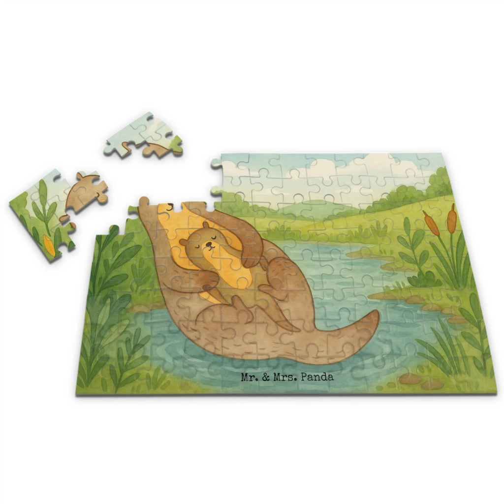 Puzzle Otter Kind Design Puzzle, Otter, Fischotter, Seeotter, Otter Seeotter See Otter