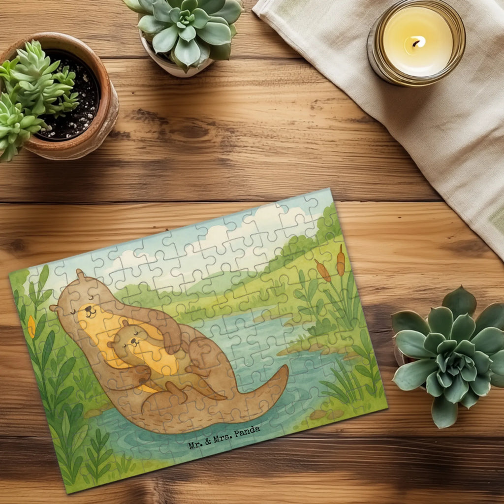 Puzzle Otter Kind Design Puzzle, Otter, Fischotter, Seeotter, Otter Seeotter See Otter