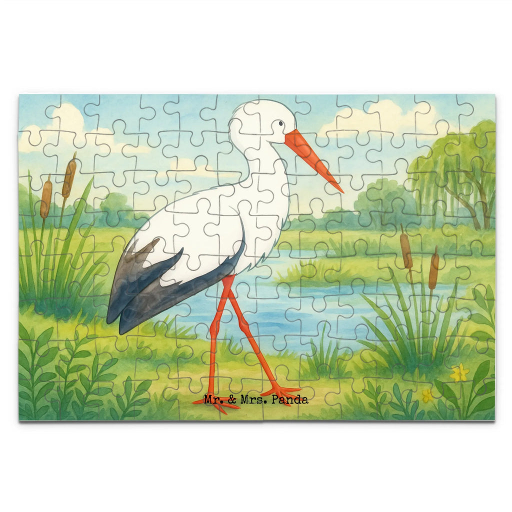 Puzzle Storch Design Puzzle, Tiermotive, Gute Laune, lustige Sprüche, Tiere, Storch, Störche, Schwangerschaft, Geburt, Mutter, Mütter, Mutter werden, Schwanger, Babybauch, Baby