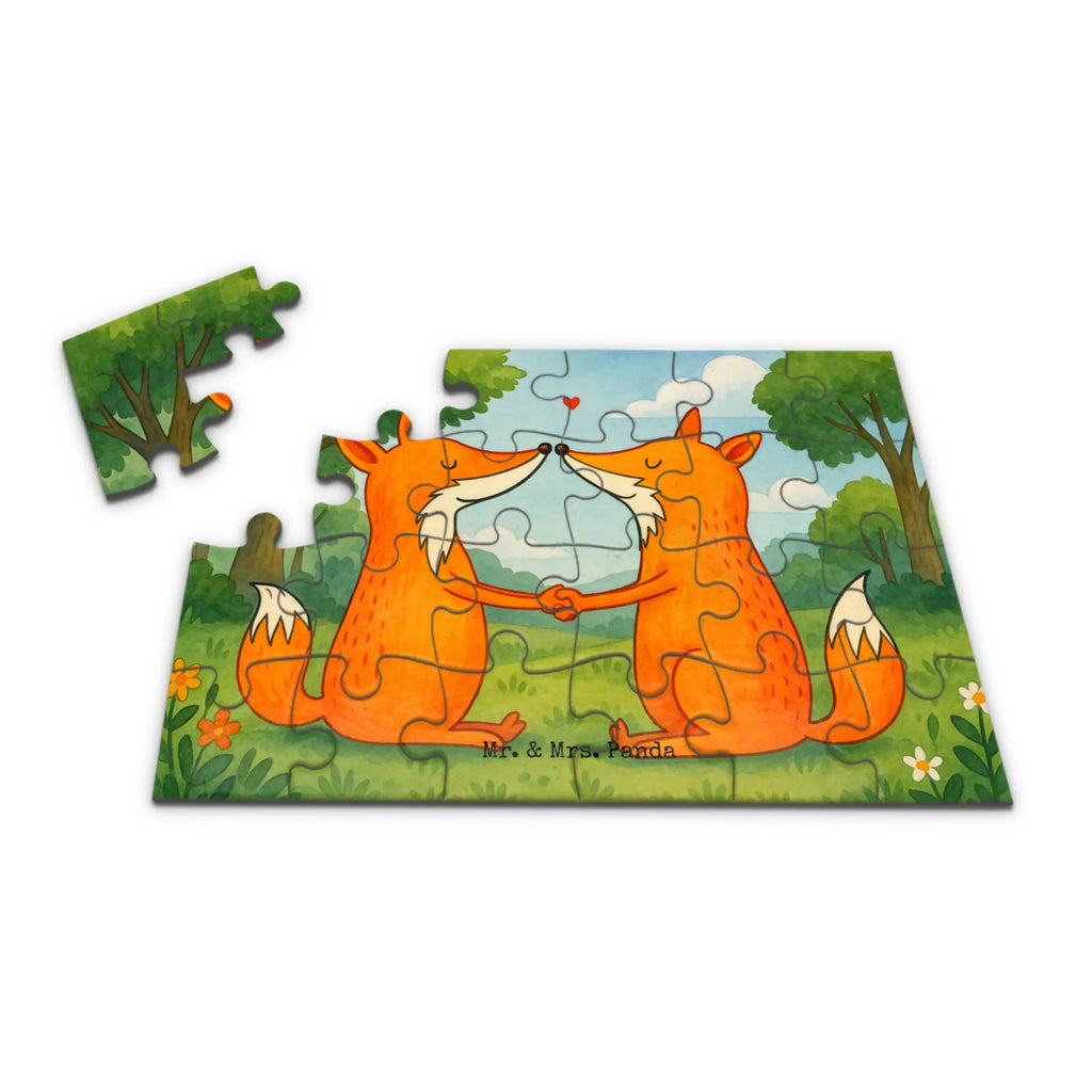 Puzzle Füchse Liebe Design Puzzle, Fuchs, Füchse, Fox, Liebe, Liebespaar, Paar, Partner, Freundin, Freund, Ehe, Verlobte, Ehemann, Ehefrau, Liebesbeweis