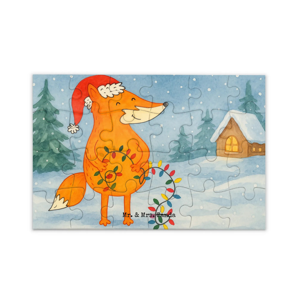 Puzzle Fuchs Weihnachten Design Puzzle, Winter, Weihnachten, Weihnachtsdeko, Nikolaus, Advent, Heiligabend, Wintermotiv, Fuchs, Füchse, Spruch schön, Geschenk Weihnachten, Weihnachtsmann, Weihnachtszeit