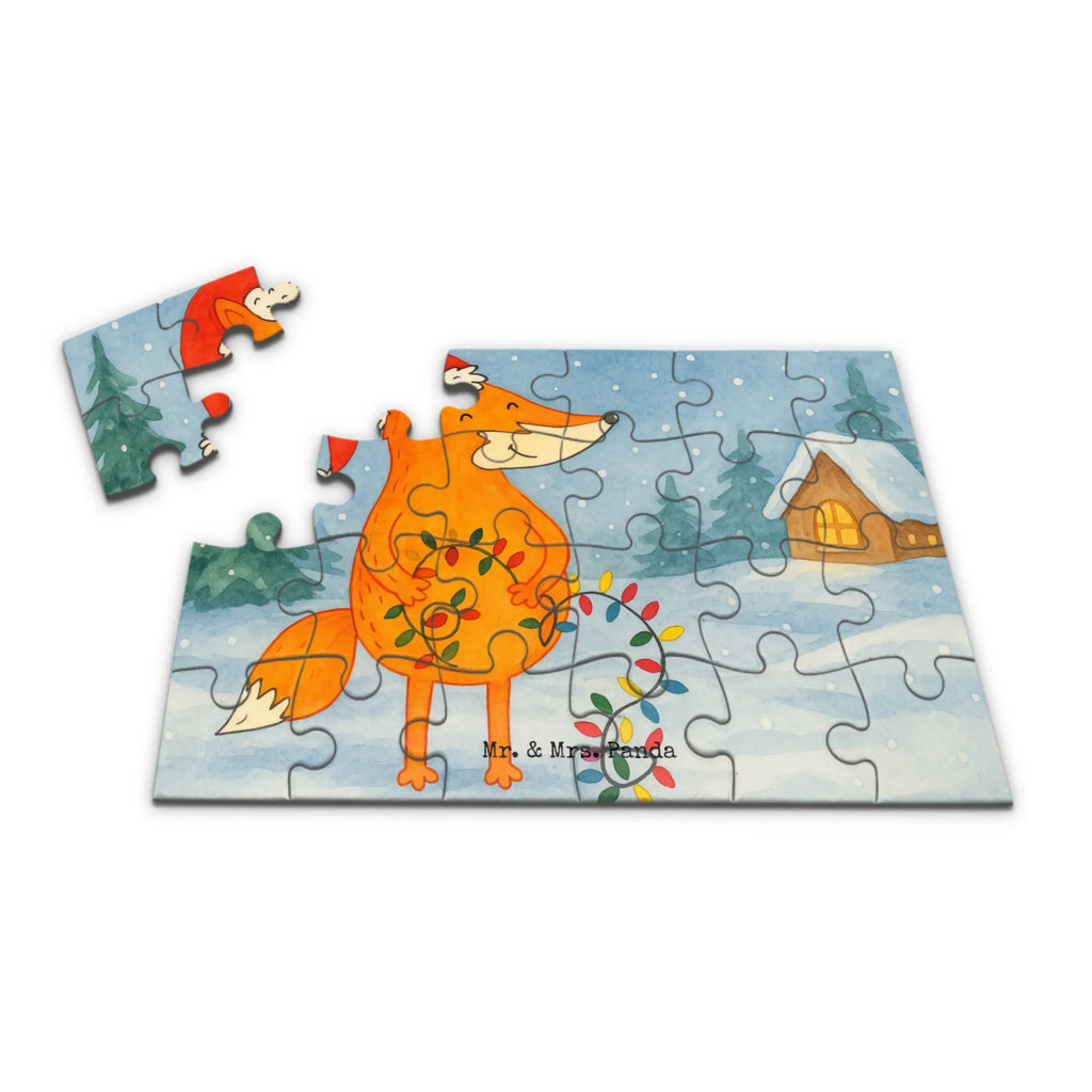 Puzzle Fuchs Weihnachten Design Puzzle, Winter, Weihnachten, Weihnachtsdeko, Nikolaus, Advent, Heiligabend, Wintermotiv, Fuchs, Füchse, Spruch schön, Geschenk Weihnachten, Weihnachtsmann, Weihnachtszeit