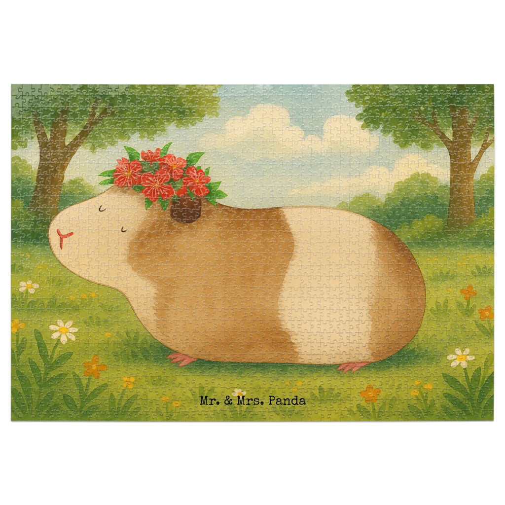 Puzzle Meerschweinchen Weisheit Design Puzzle, Tiermotive, Gute Laune, lustige Sprüche, Tiere, Meerschweinchen, Meerie, Meeries, Wunder, Blumenkind, Realität, Spruch, Weisheit, Motivation, Wunderland
