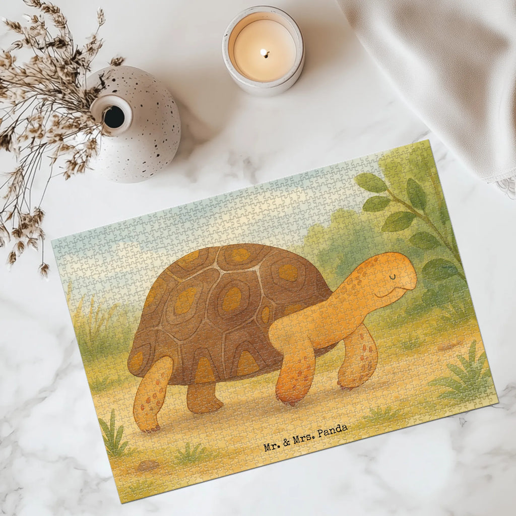 Puzzle Schildkröte Marschieren Design Puzzle, Meerestiere, Meer, Urlaub, Schildkröte, Schildkröten, get lost, Abenteuer, Reiselust, Inspiration, Neustart, Motivation, Lieblingsmensch