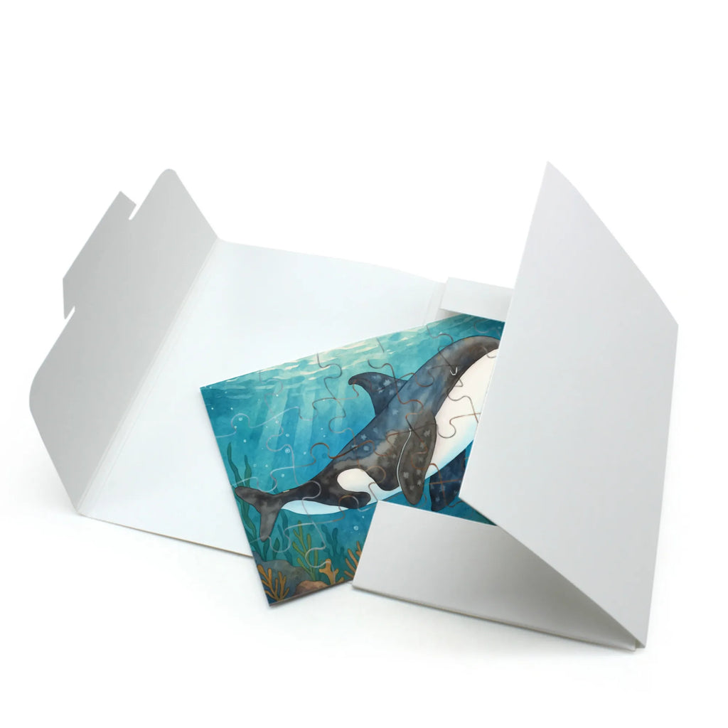 Puzzle Orca Design Puzzle, Meerestiere, Meer, Urlaub, Orca, Orcas, Killerwal, Wal, Möglichkeiten, Büro, Arbeit, Motivation, Selbstliebe, Neustart, Startup