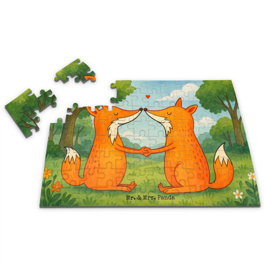 Puzzle Füchse Liebe Design Puzzle, Fuchs, Füchse, Fox, Liebe, Liebespaar, Paar, Partner, Freundin, Freund, Ehe, Verlobte, Ehemann, Ehefrau, Liebesbeweis