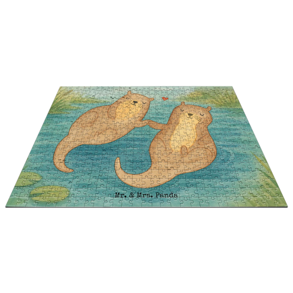 Puzzle Otter Hände halten Design Puzzle, Otter, Fischotter, Seeotter, Otter Seeotter See Otter