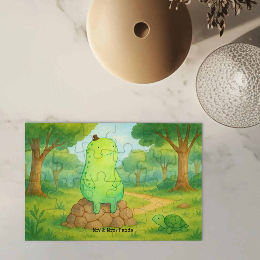 Puzzle Schildkröte Pause Design Puzzle, Schildkröte, Achtsamkeit, Entschleunigen, achtsam