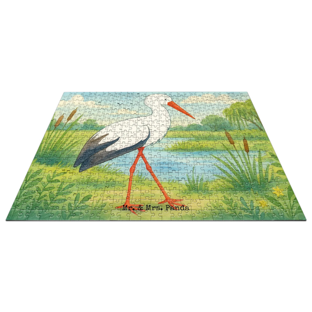 Puzzle Storch Design Puzzle, Tiermotive, Gute Laune, lustige Sprüche, Tiere, Storch, Störche, Schwangerschaft, Geburt, Mutter, Mütter, Mutter werden, Schwanger, Babybauch, Baby