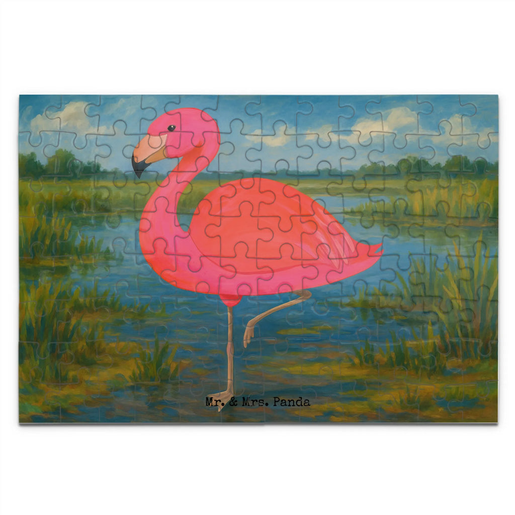 Puzzle Flamingo Classic Design Puzzle, Flamingo, Einzigartig, Selbstliebe, Stolz, ich, für mich, Spruch, Freundin, Freundinnen, Außenseiter, Sohn, Tochter, Geschwister