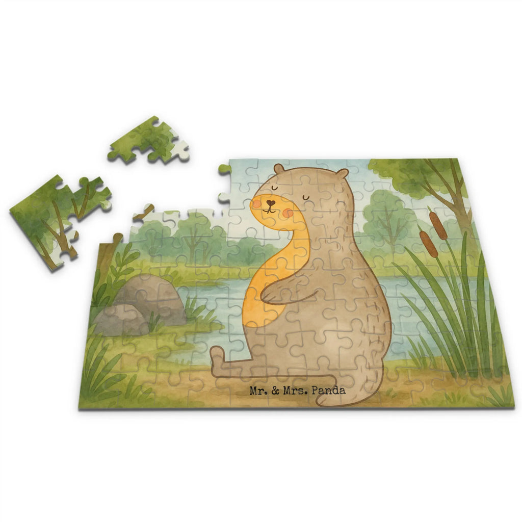 Puzzle Otter Bauch Design Puzzle, Otter, Fischotter, Seeotter, Otter Seeotter See Otter