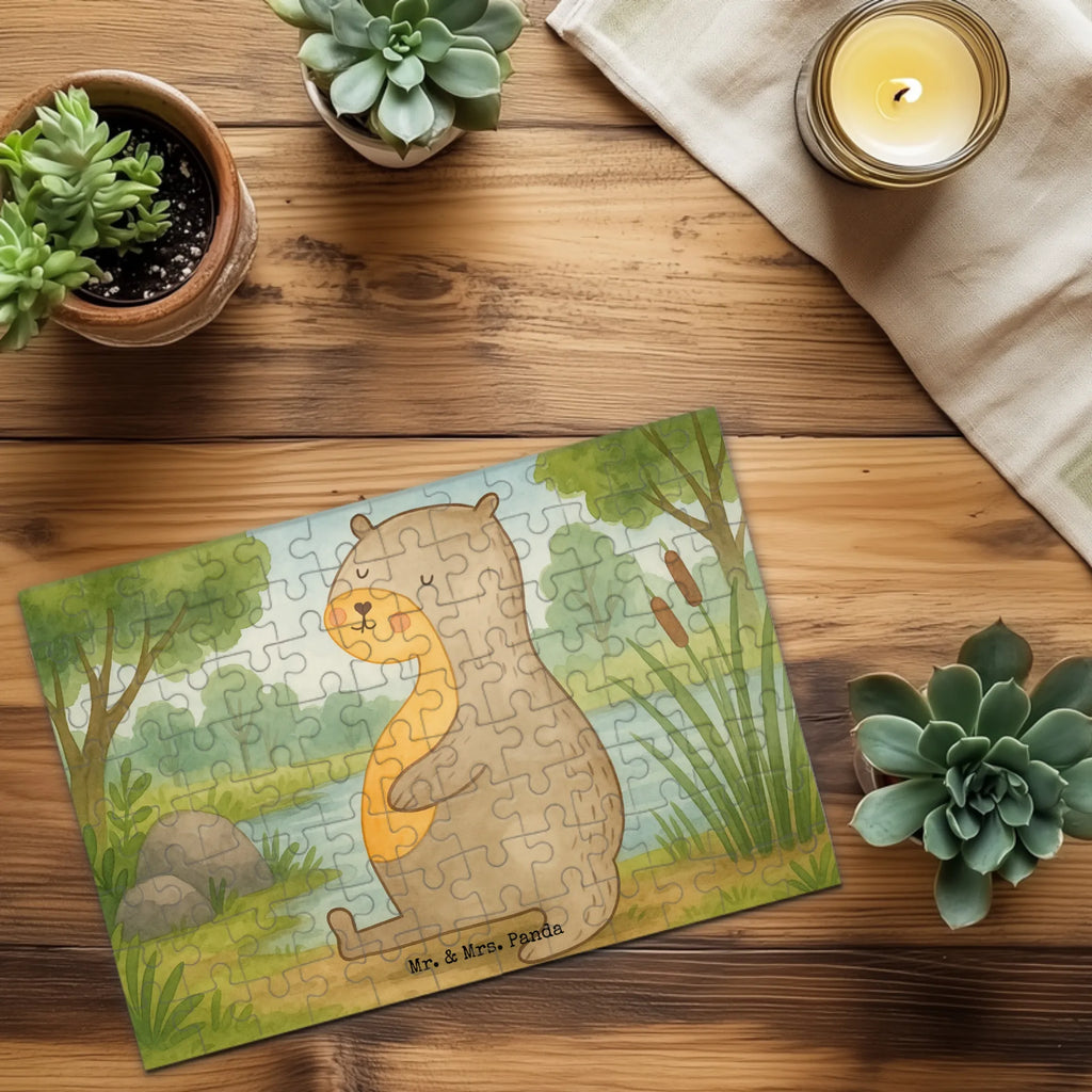 Puzzle Otter Bauch Design Puzzle, Otter, Fischotter, Seeotter, Otter Seeotter See Otter