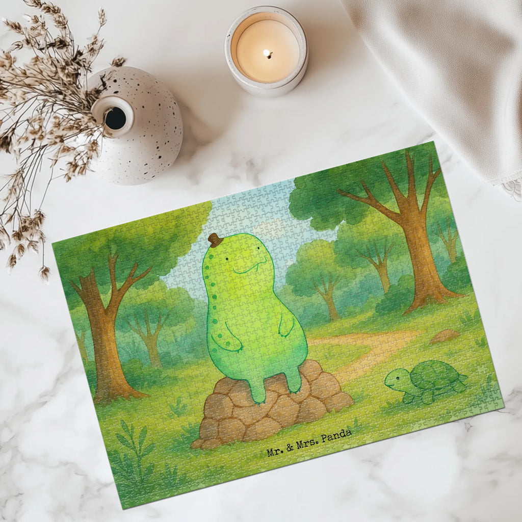 Puzzle Schildkröte Pause Design Puzzle, Schildkröte, Achtsamkeit, Entschleunigen, achtsam