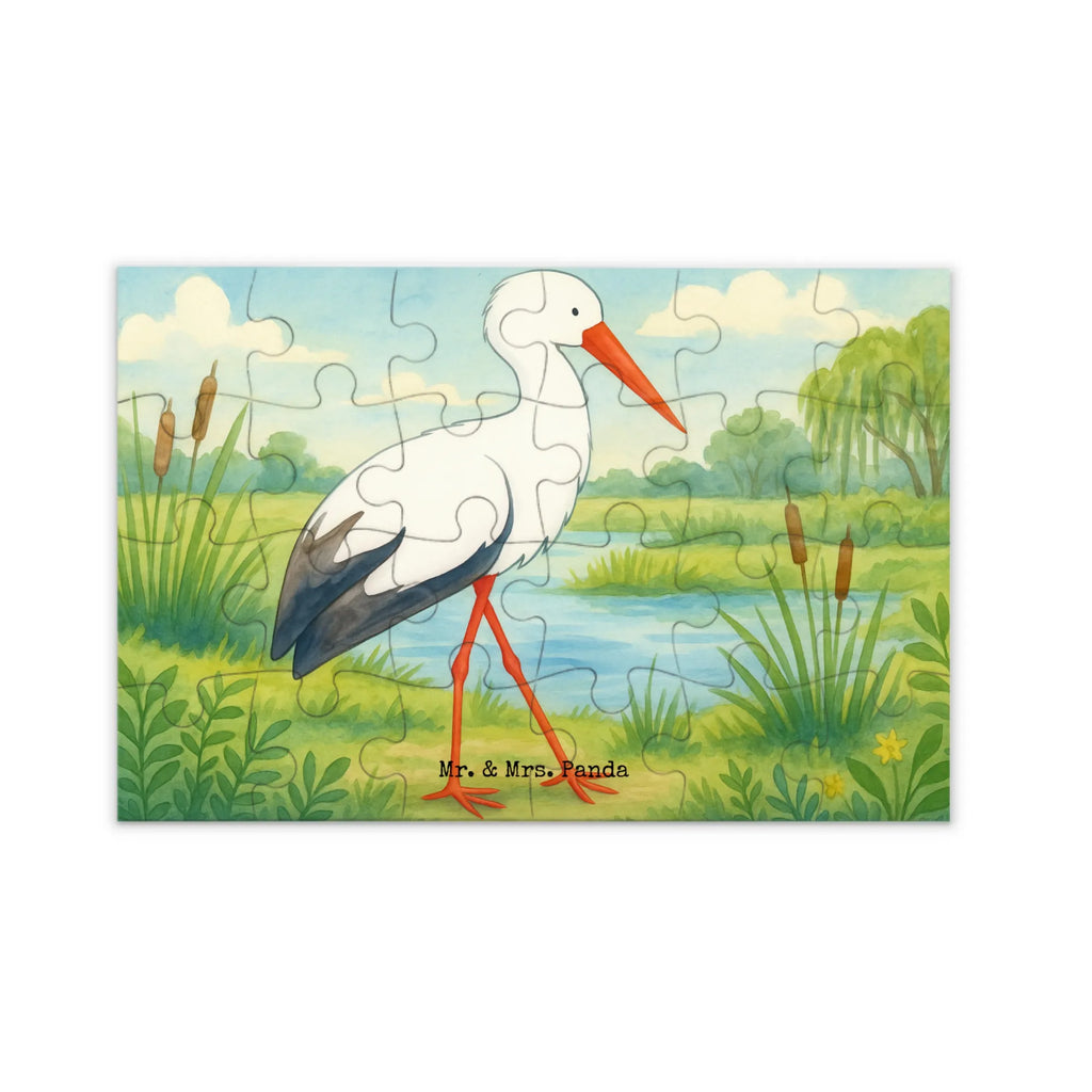Puzzle Storch Design Puzzle, Tiermotive, Gute Laune, lustige Sprüche, Tiere, Storch, Störche, Schwangerschaft, Geburt, Mutter, Mütter, Mutter werden, Schwanger, Babybauch, Baby