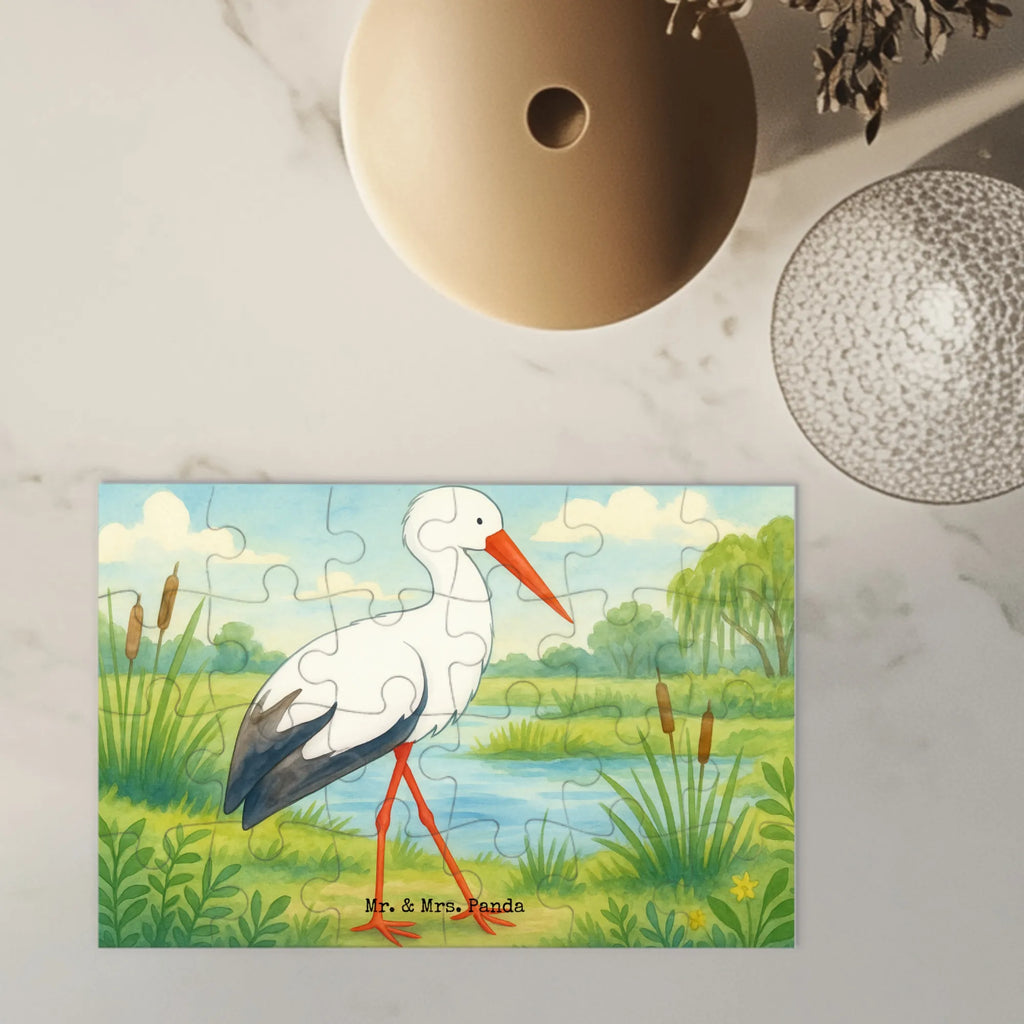 Puzzle Storch Design Puzzle, Tiermotive, Gute Laune, lustige Sprüche, Tiere, Storch, Störche, Schwangerschaft, Geburt, Mutter, Mütter, Mutter werden, Schwanger, Babybauch, Baby