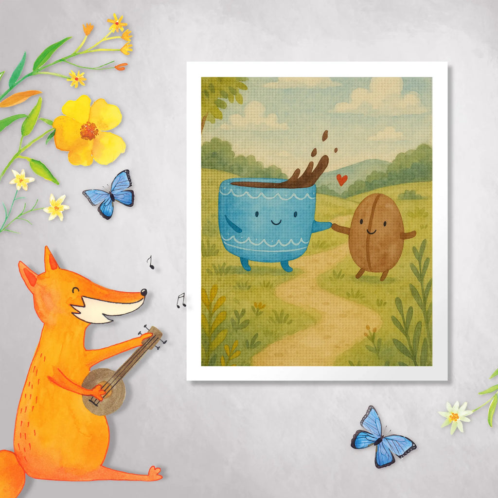 Obraz diamentowy kawa ziarno Design Motywy zwierzęce, dobra energia, zabawne powiedzonka, zwierzęta