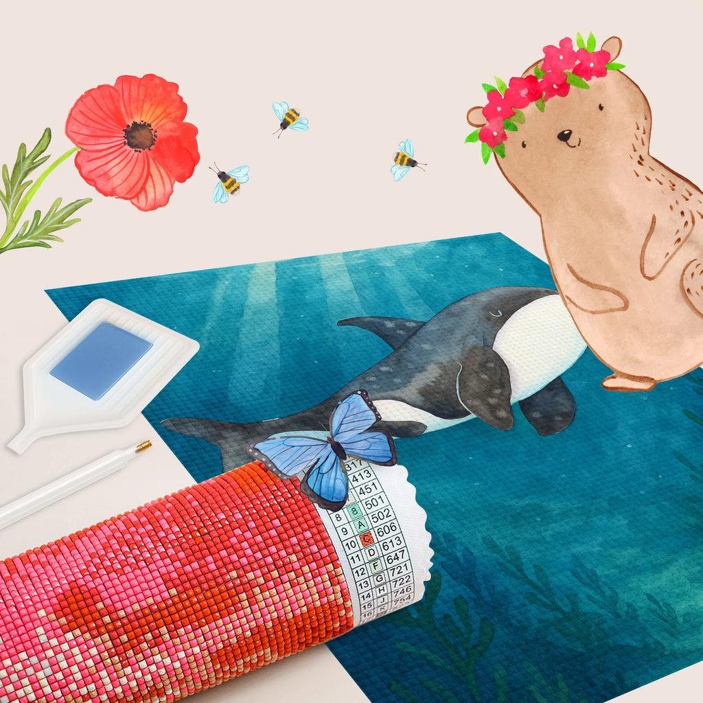 Diamond Painting Orca Design Seafood, aquatic animals, ocean, sea, fish, shells, corals, reef, whale, narwhal, sea urchin, lobster, platypus, turtle, manatee, crocodile, orca, shrimp, gifts for seafood lovers, water world, underwater animals, underwater world, vacation, deep sea, seafood fans, gift ideas, seafood decoration, seafood posters, killer whale, orcas, opportunities, motivation, work, office, self-love, startup, new start