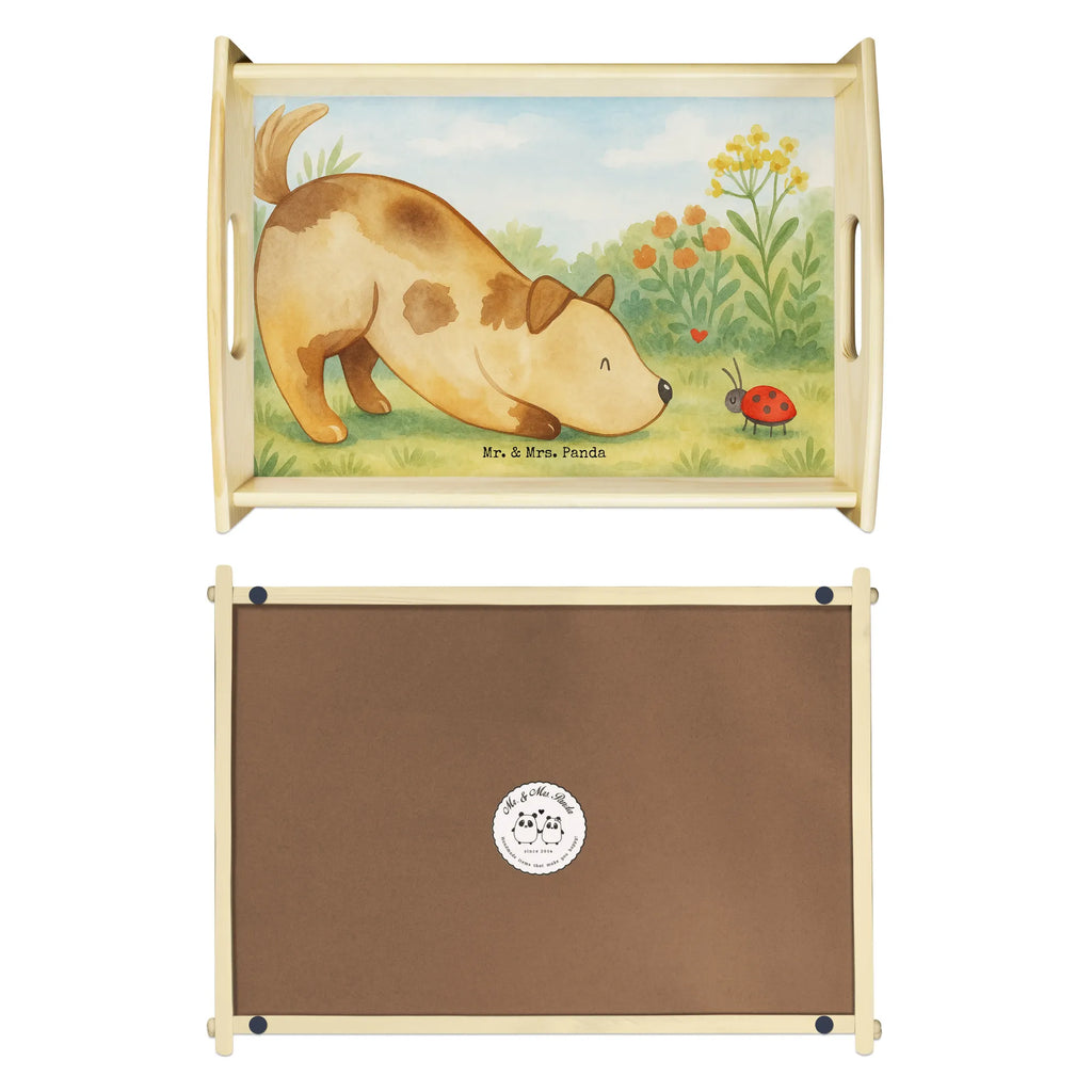 Serviertablett Hund Marienkäfer Design Serviertablett, Tablett, Holztablett, Küchentablett, Dekotablett, Frühstückstablett, Hund, Hundemotiv, Haustier, Hunderasse, Tierliebhaber, Hundebesitzer, Sprüche, Hunde, Hundespruch, Marienkäfer, Mischling, Mischlinghund