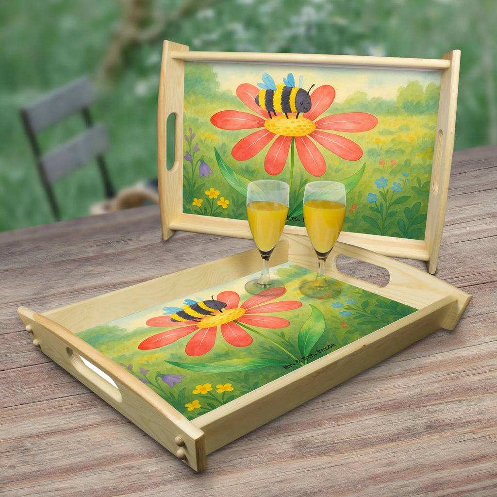 Serviertablett Hummel Blume Design Serviertablett, Tablett, Holztablett, Küchentablett, Dekotablett, Frühstückstablett, Tiermotive, Gute Laune, lustige Sprüche, Tiere, Hummel, Blume, Wespe, Flauschig, Natur, Feld, Hummeln, Biene