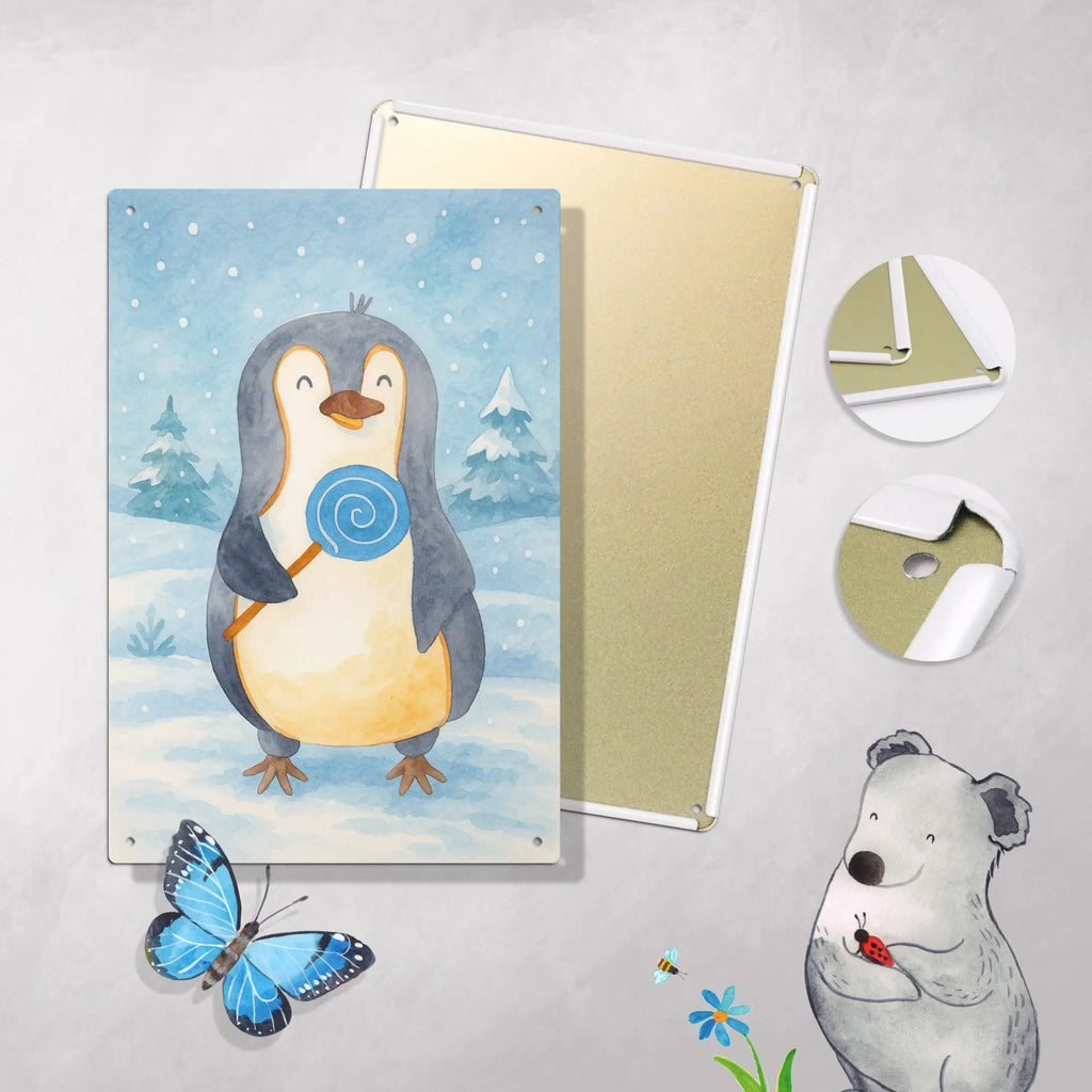 Malen nach Zahlen Metallschild Pinguin Lolli Design Ausmalbild, DIY, Bastelidee, Baseln, Künstler, Kreativität, Malen nach Zahlen, Kunstwerk, Malen, Pinguin, Gauner, Ganove, Rebell, Rabauke, Lolli, Blödsinn, Süßigkeiten, Pinguine, Spruch