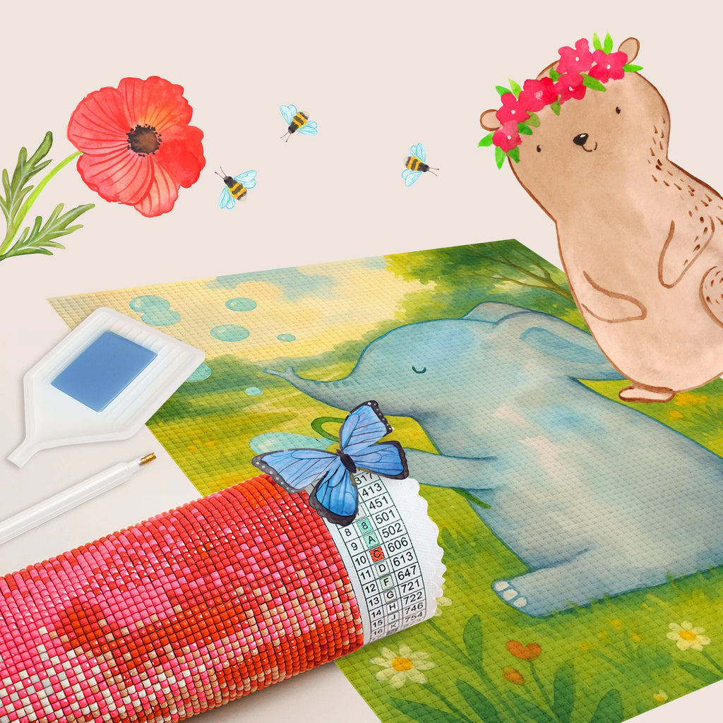 Diamond Painting elephant soap bubbles Design small animals, cute, funny, cute animal motives, hand drawn, small world, funny sayings, good mood, happy, gifts, gift ideas, special gifts, animal lover, card, pachyderm, soap bubbles, feeling. Home, Elephant, proof of love, elephants, home, love saying, proboscidean, love