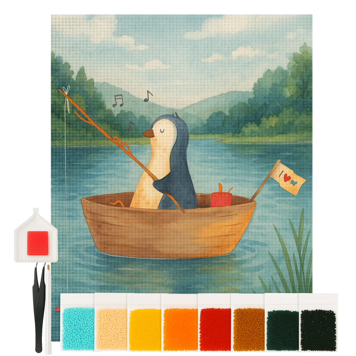 Diamond Painting Pinguin Angelboot Design diamond painting kit, mosaik bilder, Bild mit Diamanten, Diamant Malen nach Zahlen, diamant malerei, diamant mosaik, diamantbild, diamond painting komplettset, diamant painting bilder, diamant painting, diamant gemälde, diamant steine bilder, diamant malerei set, diy diamond painting, Diamond Painting, diamant bastelset, Diamant Basteln, funkelbilder, diamant kunst, strass malerei, diamond art, diamond painting bilder, strassbilder, diamant stickerei, diamant painting kit, diamant malset, 5d diamond painting, malen mit diamanten, diamant painting set, 5d diamant painting, mosaik malerei, diamant bilder, mosaik set, glitzerbild, Kristallbild, diamant stickerei set, Diamant Malen, steinchenbilder, diamond painting set, Pinguin, Angelboot, Neuanfang, Trennung, Genießen, Angeln, Geschenkidee Liebeskummer, Neustart, Lebenslust, Leben, Motivation, Pinguine, Scheidung, Boot
