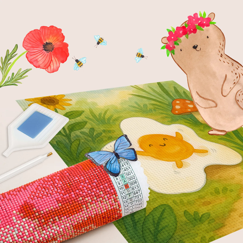 Diamond Painting Fried egg egg Design DIY, Kristallbild, Diamond Painting, Kreativität, Tiermotive, Gute Laune, lustige Sprüche, Tiere, Liebe, Schön, Tag, Spiegelei, Glücklich, Ei