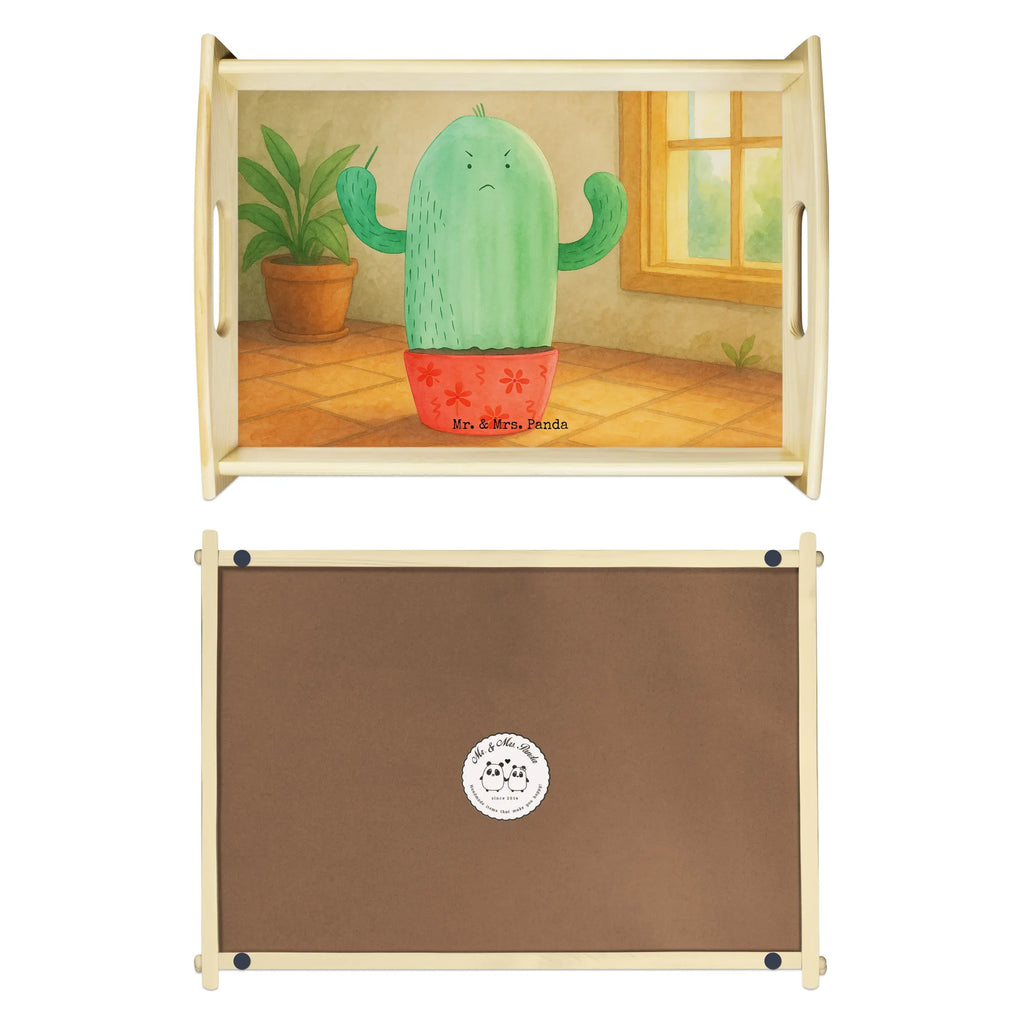 Serving tray cactus Fury Design Serviertablett, Tablett, Holztablett, Küchentablett, Dekotablett, Frühstückstablett, Kaktus, Kakteen, ärgern, Büro, Schule, Büroalltag, Chefin, Kollege, Kollegin, wütend