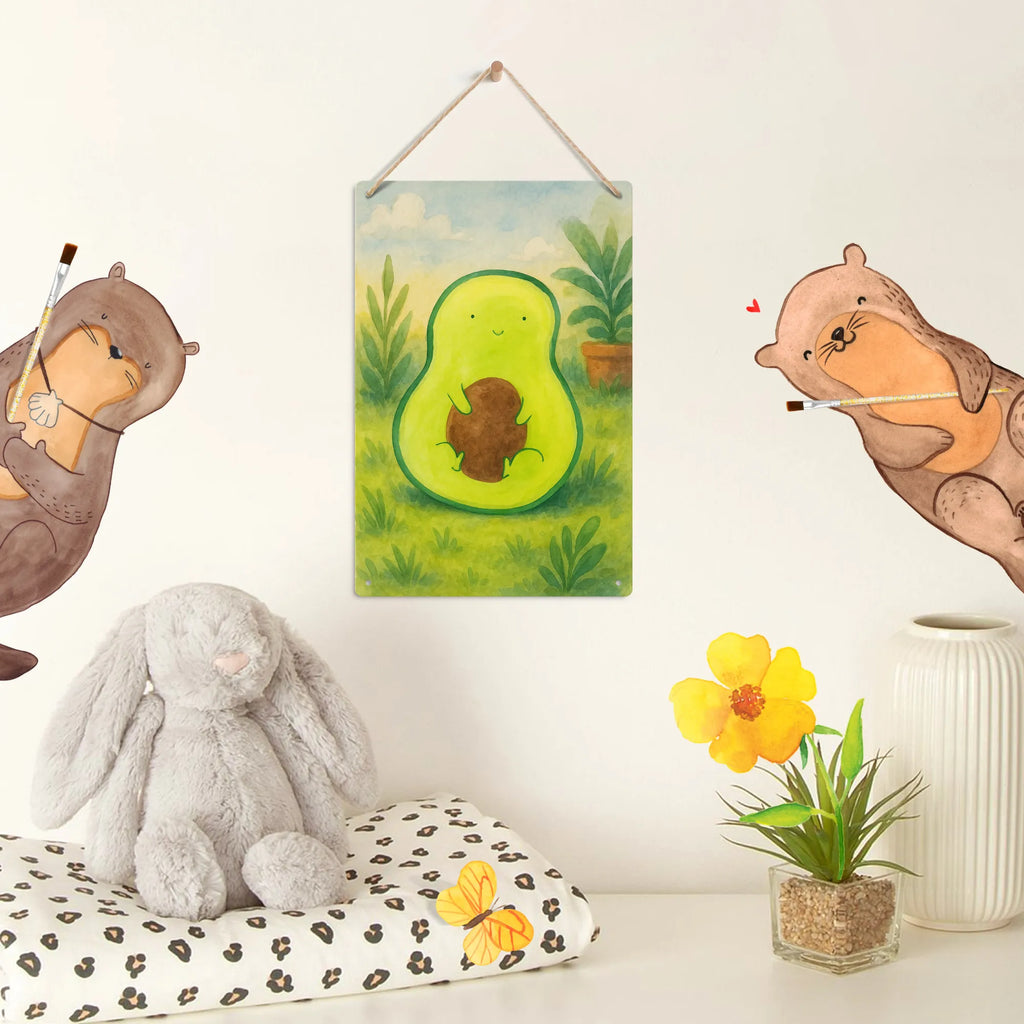 Paint by Numbers Metal Sign avocado core Design avocado, vegetables, saying life, avocado seed, seed, plant