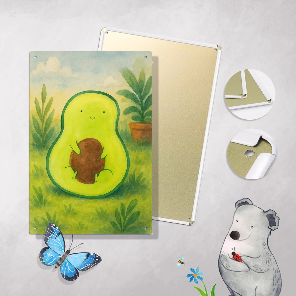 Paint by Numbers Metal Sign avocado core Design avocado, vegetables, saying life, avocado seed, seed, plant