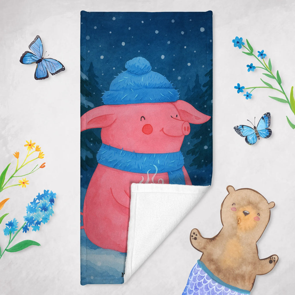 Badehandtuch Schweinchen Glühwein Design Duschtuch, Badetuch, Strandtuch, Saunatuch, Kinder Handtuch, Winter, Weihnachten, Weihnachtsdeko, Nikolaus, Advent, Heiligabend, Wintermotiv, Glühwein, Betrunken, Weihnachtsmarkt, Spruch