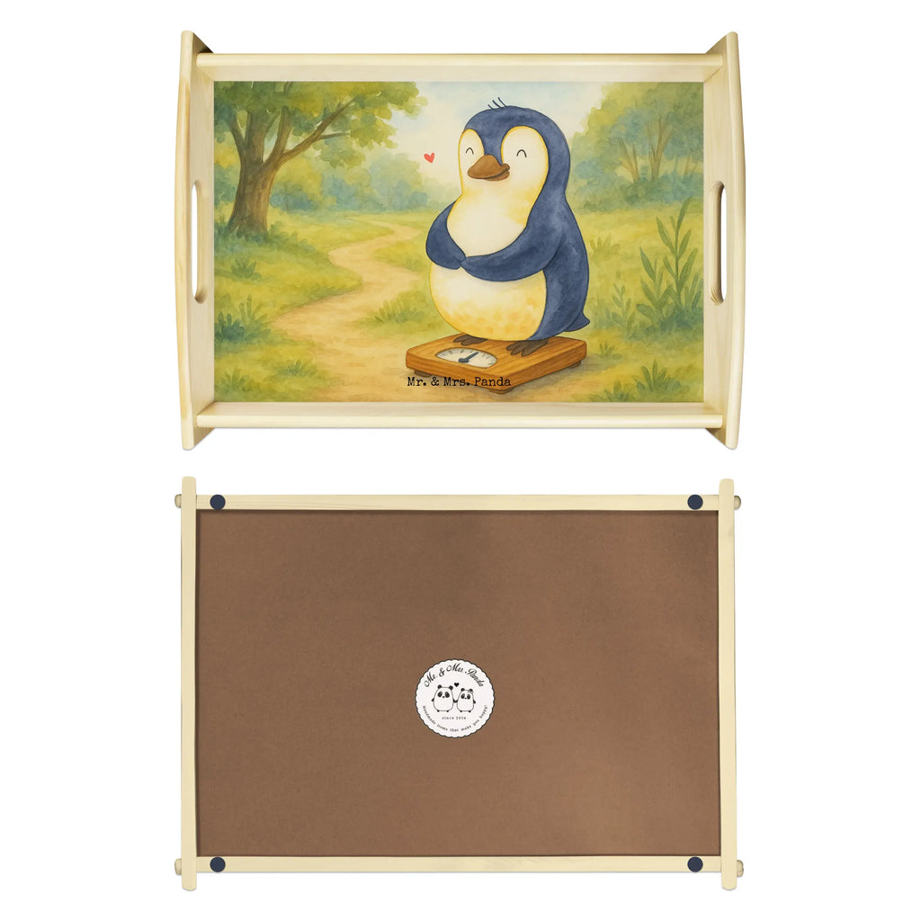 Serviertablett Pinguin Diät Design Serviertablett, Tablett, Holztablett, Küchentablett, Dekotablett, Frühstückstablett, Pinguin, Pinguine, Diät, Abnehmen, Abspecken, Gewicht, Motivation, Selbstliebe, Körperliebe, Selbstrespekt