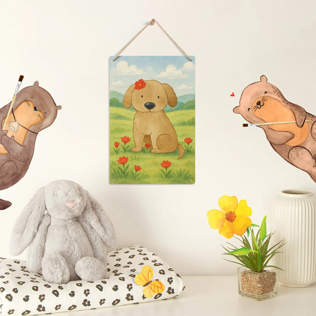 Metalowy szyld do malowania po numerach pies Dama Design Pies, motyw psa, zwierzę domowe, rasa psa, miłośnik zwierząt, właściciel psa, powiedzenia