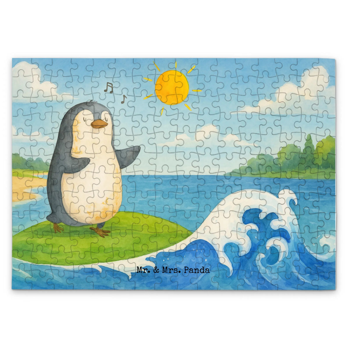 Puzzle Pinguin Surfer Design Geduldspiel, 2000 Teile Puzzle, Puzzle, 1000 Teile Puzzle, Legespiel, 1500 Teile Puzzle, 300 Teile Puzzle, Puzzlespiel, 500 Teile Puzzle, Pinguin, Pinguine, Portugal, Surfer, Wellen Reiten, Wellen, Urlaub, Surfen, Hawaii