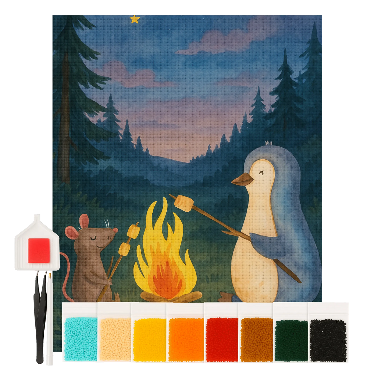 Diamond Painting Pinguin Lagerfeuer Design glitzerbild, strass malerei, diamant stickerei set, funkelbilder, diamond art, Diamant Basteln, diamond painting bilder, strassbilder, Bild mit Diamanten, diy diamond painting, diamant stickerei, mosaik bilder, diamond painting set, diamant gemälde, diamant painting bilder, diamant malerei, diamant steine bilder, diamant bilder, diamantbild, diamant painting kit, diamant malset, diamant kunst, diamant painting set, diamant bastelset, steinchenbilder, Diamond Painting, Diamant Malen nach Zahlen, mosaik malerei, Diamant Malen, diamond painting komplettset, diamant painting, mosaik set, diamant malerei set, 5d diamond painting, diamond painting kit, Kristallbild, malen mit diamanten, 5d diamant painting, diamant mosaik, Pinguin, Marshmallows, Arbeit, Neustart, Feuer, Job, Pinguine, Lagerfeuer, Liebe, Maus, Grillen, Büroalltag, Lebensspruch, Motivation, Büro, Leben, Lebensmotivation