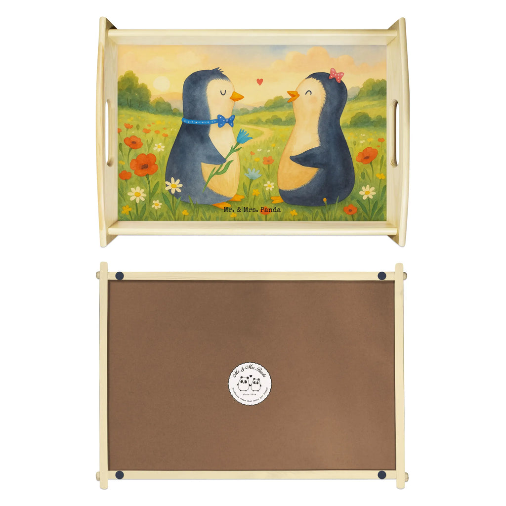 Serviertablett Pinguin Pärchen Design Serviertablett, Tablett, Holztablett, Küchentablett, Dekotablett, Frühstückstablett, Pinguin, Pinguine, Liebe, Liebespaar, Liebesbeweis, Liebesgeschenk, Verlobung, Jahrestag, Hochzeitstag, Hochzeit, Hochzeitsgeschenk, große Liebe, Traumpaar