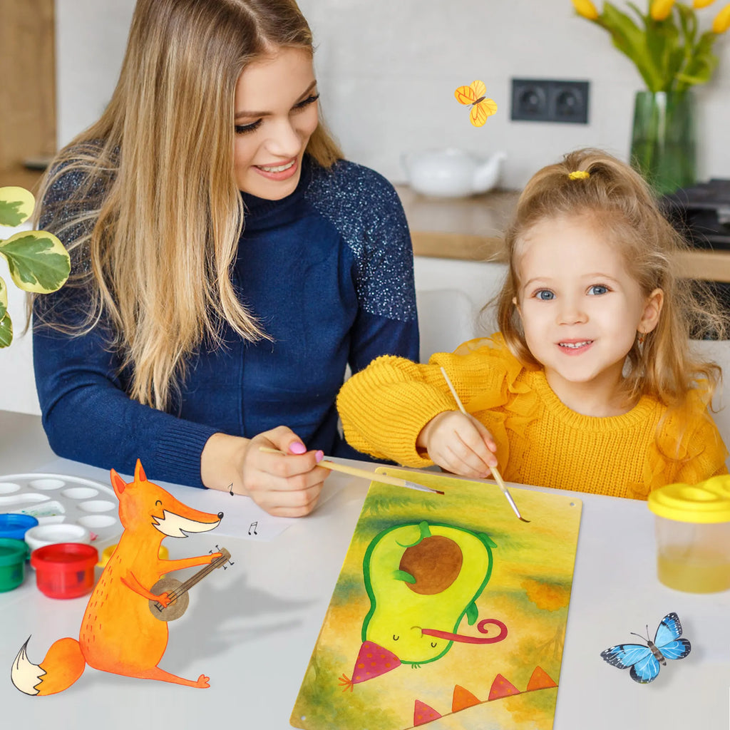 Paint by Numbers Metal Sign avocado Birthday Design avocado, vegetables