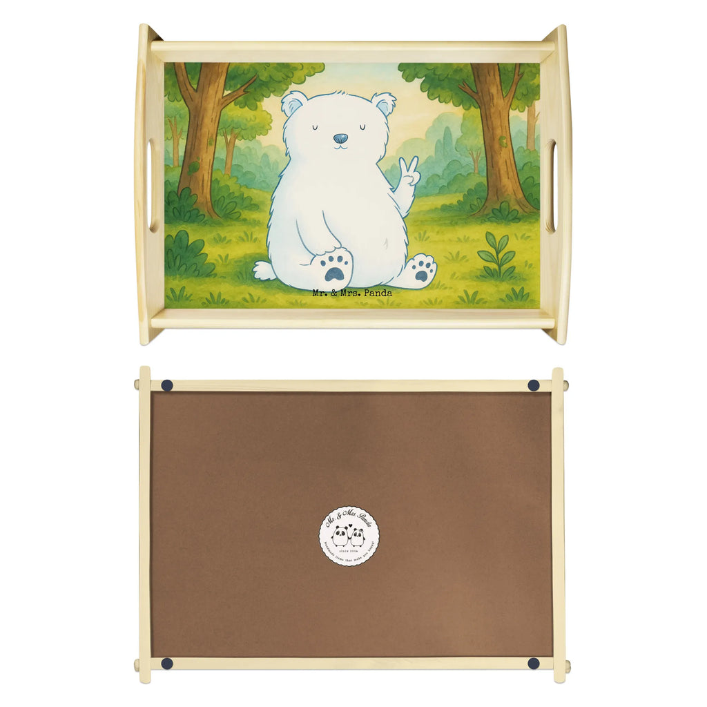 Serviertablett Eisbär Faul Design Serviertablett, Tablett, Holztablett, Küchentablett, Dekotablett, Frühstückstablett, Bär, Teddy, Teddybär, Eisbär, Nordpol, Faul, Entspannen, Relaxen, Büro, Arbeit, Bürojob, Arbeitsplatz, Homeoffice