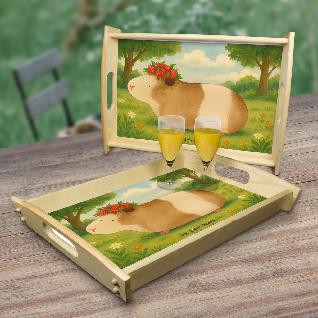 Serviertablett Meerschweinchen Weisheit Design Serviertablett, Tablett, Holztablett, Küchentablett, Dekotablett, Frühstückstablett, Tiermotive, Gute Laune, lustige Sprüche, Tiere, Meerschweinchen, Meerie, Meeries, Wunder, Blumenkind, Realität, Spruch, Weisheit, Motivation, Wunderland
