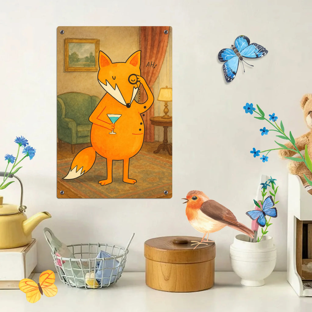 Malen nach Zahlen Metallschild Fuchs Lord Design Kreativität, Kunstwerk, Bastelidee, Malen nach Zahlen, DIY, Malen, Baseln, Ausmalbild, Künstler, Fuchs, Füchse, Spruch lustig, Problemlösung, Motivation Spruch, Liebeskummer Geschenk, tröstende Worte