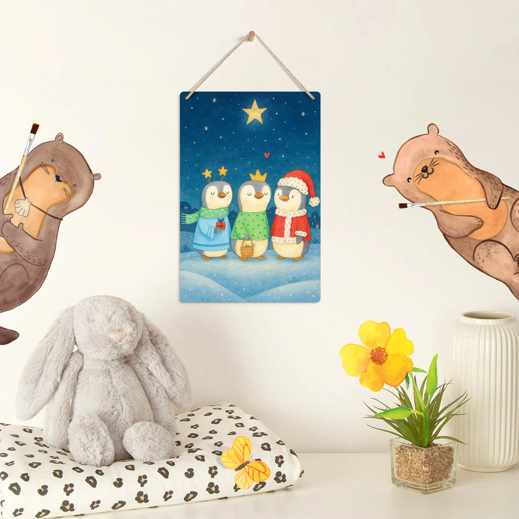 Metalowy szyld do malowania po numerach zimowy czas Święci Trzej Królowie Design Zima, Boże Narodzenie, dekoracje świąteczne, Mikołaj, Adwent, Wigilia, zimowy motyw