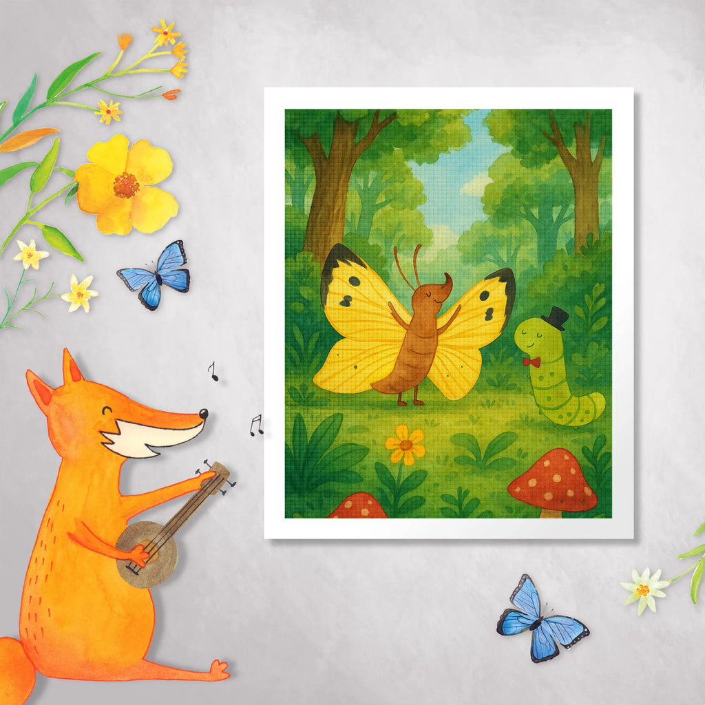 Obraz diamentowy gąsienica motyl Design Motywy zwierzęce, dobra energia, zabawne powiedzonka, zwierzęta