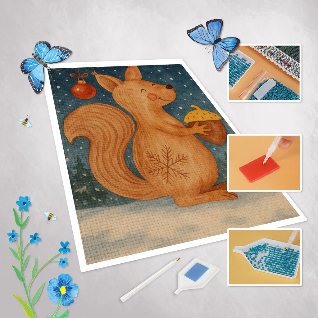 Diamond Painting Eichhörnchen Weihnachten Design Kristallbild, Kreativität, Diamond Painting, DIY, Winter, Weihnachten, Weihnachtsdeko, Nikolaus, Advent, Heiligabend, Wintermotiv, Neujahr, Frohe Weihnachten, Weihnachtsgruß, Vogel, Frohes neues Jahr, Guten Rutsch, Weihnachtsmotiv