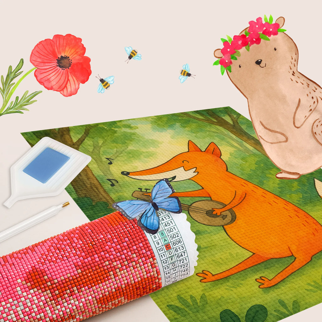 Obraz diamentowy Lis gitara Design Lis