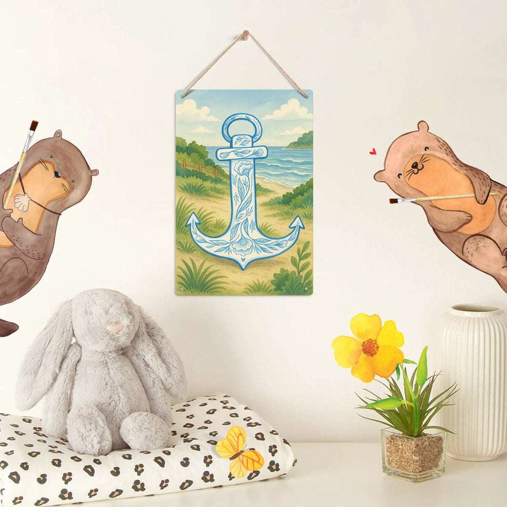 Malen nach Zahlen Metallschild Anker Blau Design Baseln, Künstler, DIY, Ausmalbild, Kunstwerk, Bastelidee, Kreativität, Malen nach Zahlen, Malen, Tiermotive, Gute Laune, lustige Sprüche, Tiere