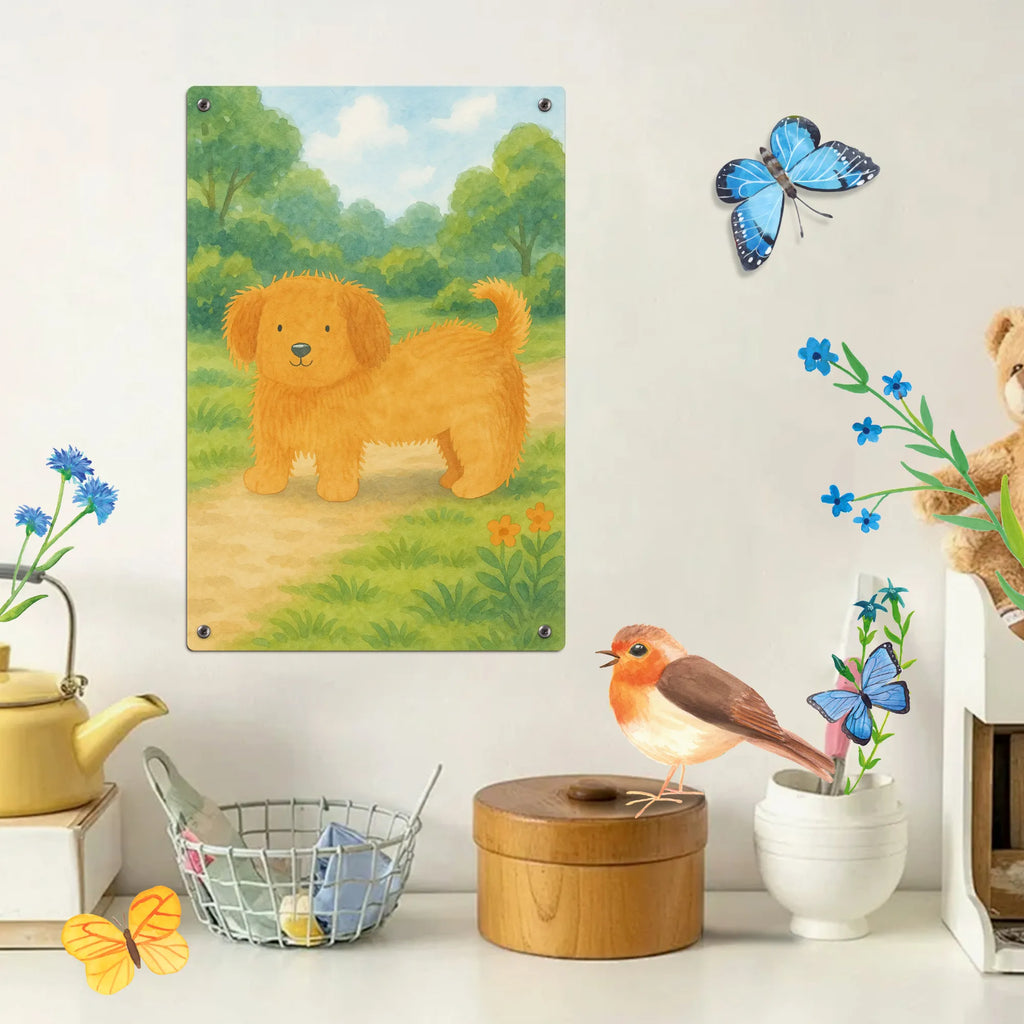 Paint by Numbers Metal Sign Dog fluffy Design dog, mutt, hound, woof, dog mama, dog breed, love dogs, love for dogs, dog decorative items, bag with dog print, funny gifts for dog owners, what do you give a dog lover, Christmas gifts for dogs, gifts for dogs, dog sayings, dog love, mistress, Dog, dogs, dog owner, dog mom