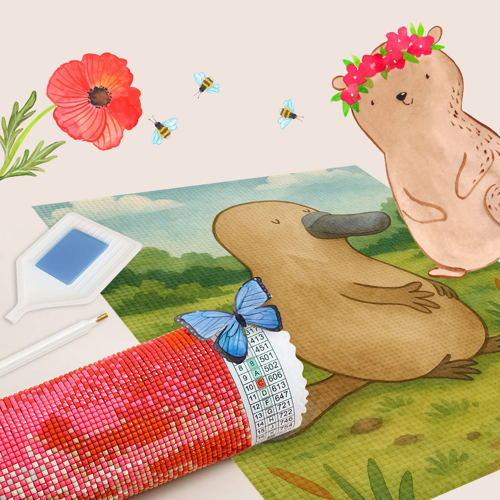 Diamond Painting platypus courage Design Seafood, aquatic animals, ocean, sea, fish, shells, corals, reef, whale, narwhal, sea urchin, lobster, platypus, turtle, manatee, crocodile, orca, shrimp, gifts for seafood lovers, water world, underwater animals, underwater world, vacation, deep sea, seafood fans, gift ideas, seafood decoration, seafood posters, world trip, new start, courage, Platypus, office, motivation, wisdom, training, Raodtrip, work, new beginning, brave